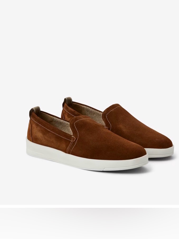 Shoe The Bear Denmark Noah Loafer Tan Slip On Casual Athleisure Mens Sz Eu 45
